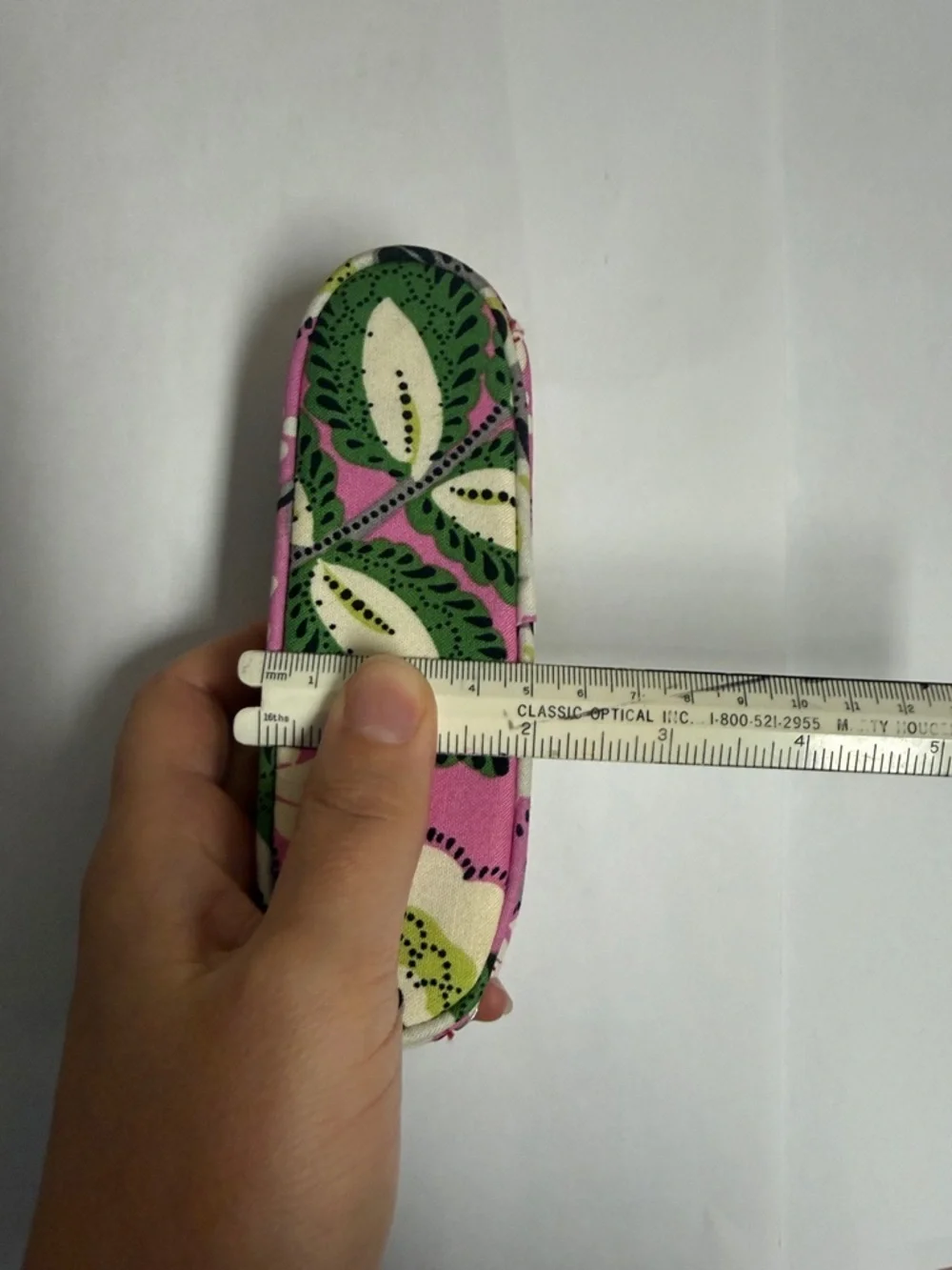 NWOT Vera Bradley Priscilla Pink Retired Floral Zip Small Glasses Optical Case